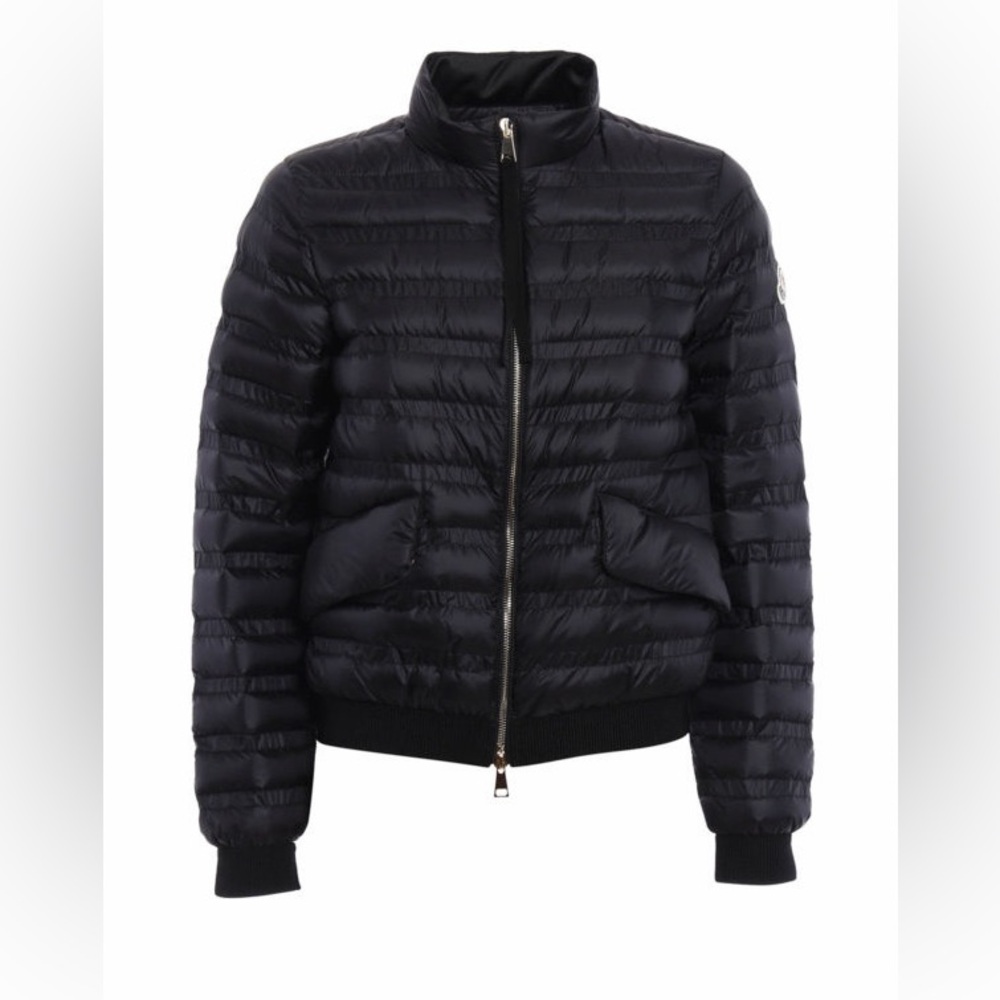 Women’s Moncler Violette Giubbotto lightweight down packable bomber jacket sz 1